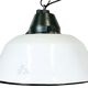 Enamel and cast iron industrial pendant light 1960s