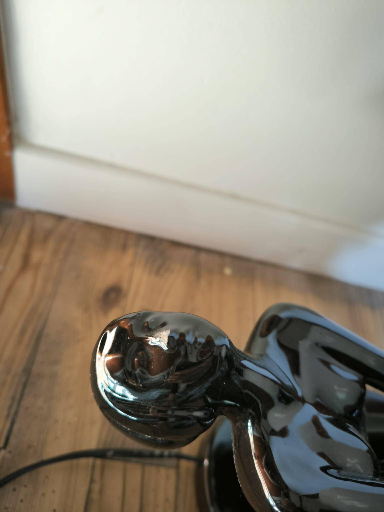 Lampe vintage opaline style art déco