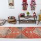 3x11 geometric red oushak runner