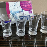 4 verres shoot vintage luminarc