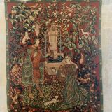 Tapisserie « Le Roman de la Rose » par Anne Roland Aknin 1985