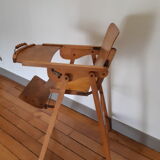 Vintage high folding chair
