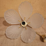 Suspension tulip glass paste and brass