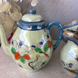 Japanese Iridescent Eggshell Porcelain Cups - Hand Painted