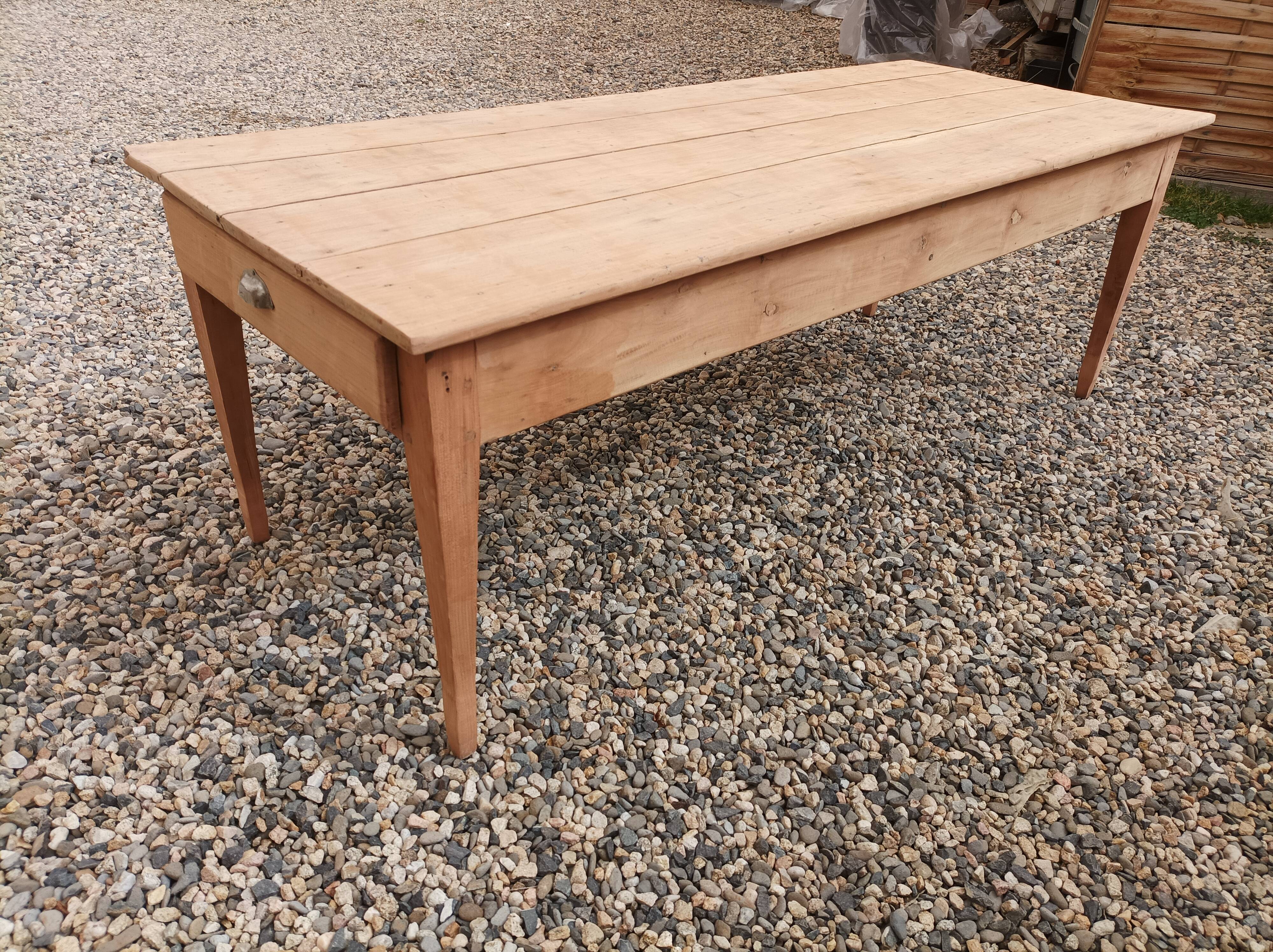 Cherry farm table