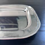 Plat en métal argenté