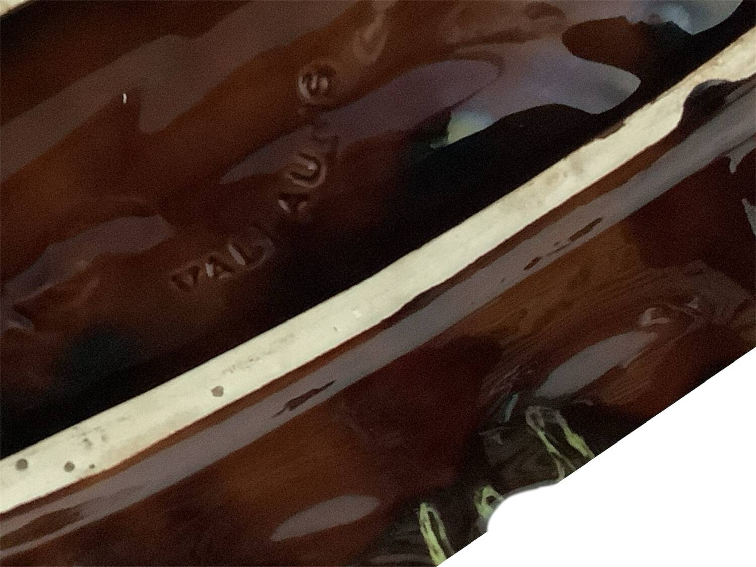 Large leaf-shaped cup Vallauris