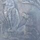 Old fireplace plate poseidon
