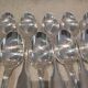 10 silver plated soup spoons, Christofle Vendome, 20.6 cm