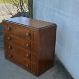 1960s chest of drawers wooden varnish