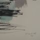 Jean rené bazaine: abstract composition - original signed lithograph