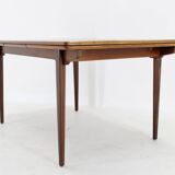 Table à manger extensible en bois danois des années 1960