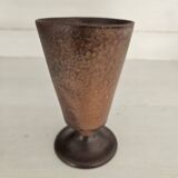 Pair of glazed stoneware mazagrans - Vintage, 1970s