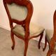Lot 2 old Louis XV style carved solid walnut chairs late 19th century