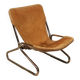 Vintage Suede and Chrome Metal Armchair, 1970s