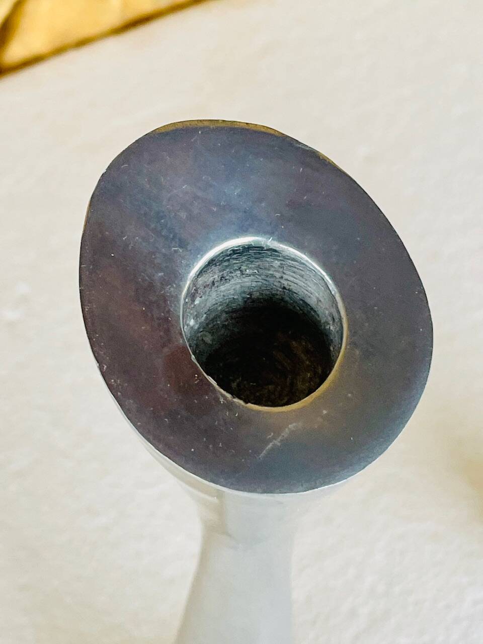 Scandinavian pair of candlesticks by Broste, Copenhagen circa 1970/1980.