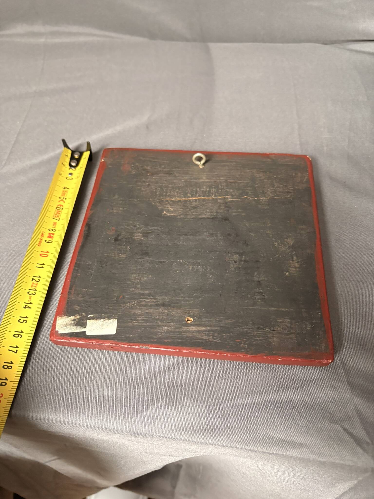 Ancien panneau, bas relief en bois sculpté laqué et doré dynastie Qing, Chine