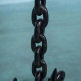 Brutalist metal candlestick, minimalist iron candlestick.