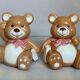 Pair of brown bear bookends