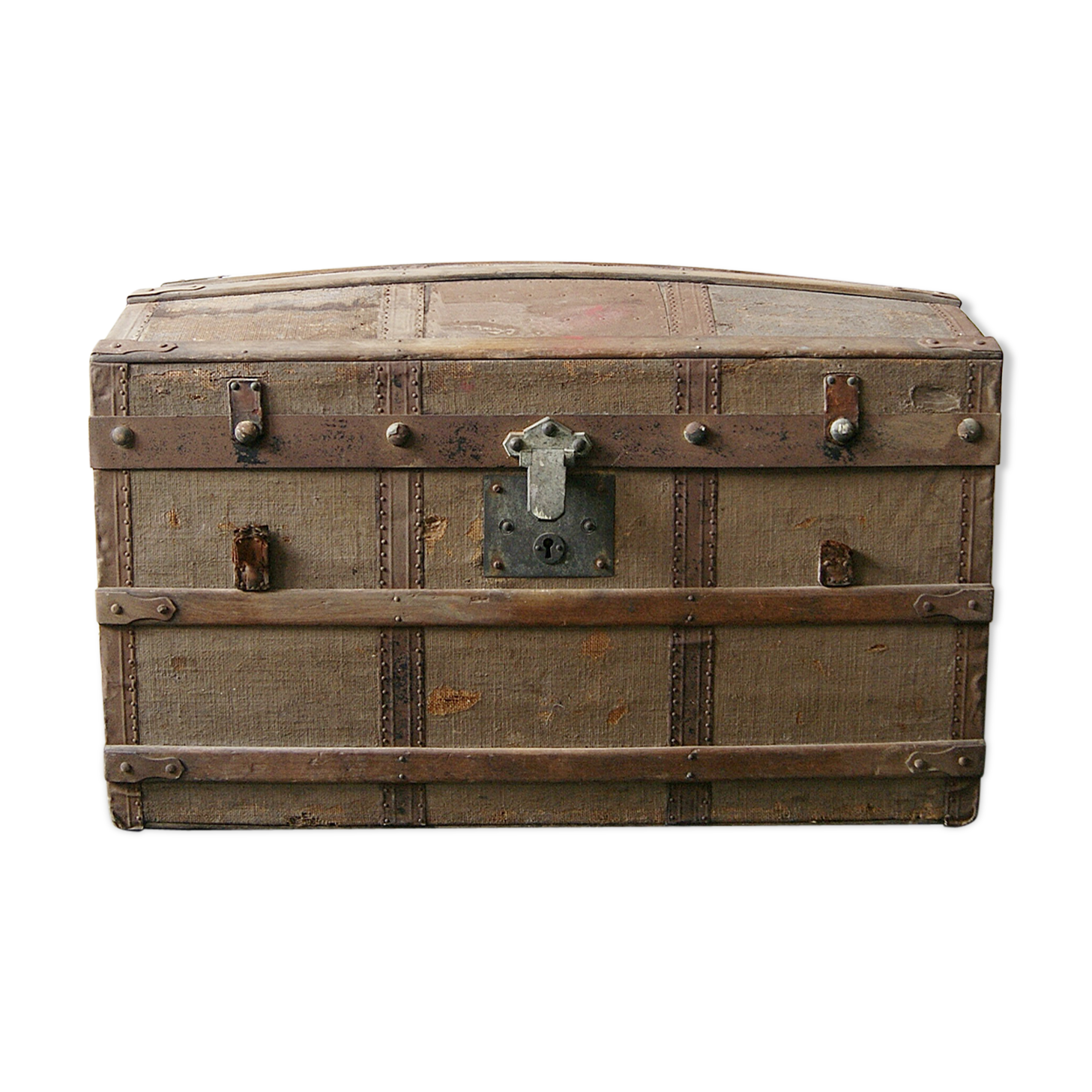 Coffre en bois, style industriel