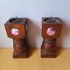 Brutalist candle holder pair Capo Esmaltes