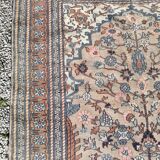 Ancient Persian wool rug handmade fifties 200 x 126cm
