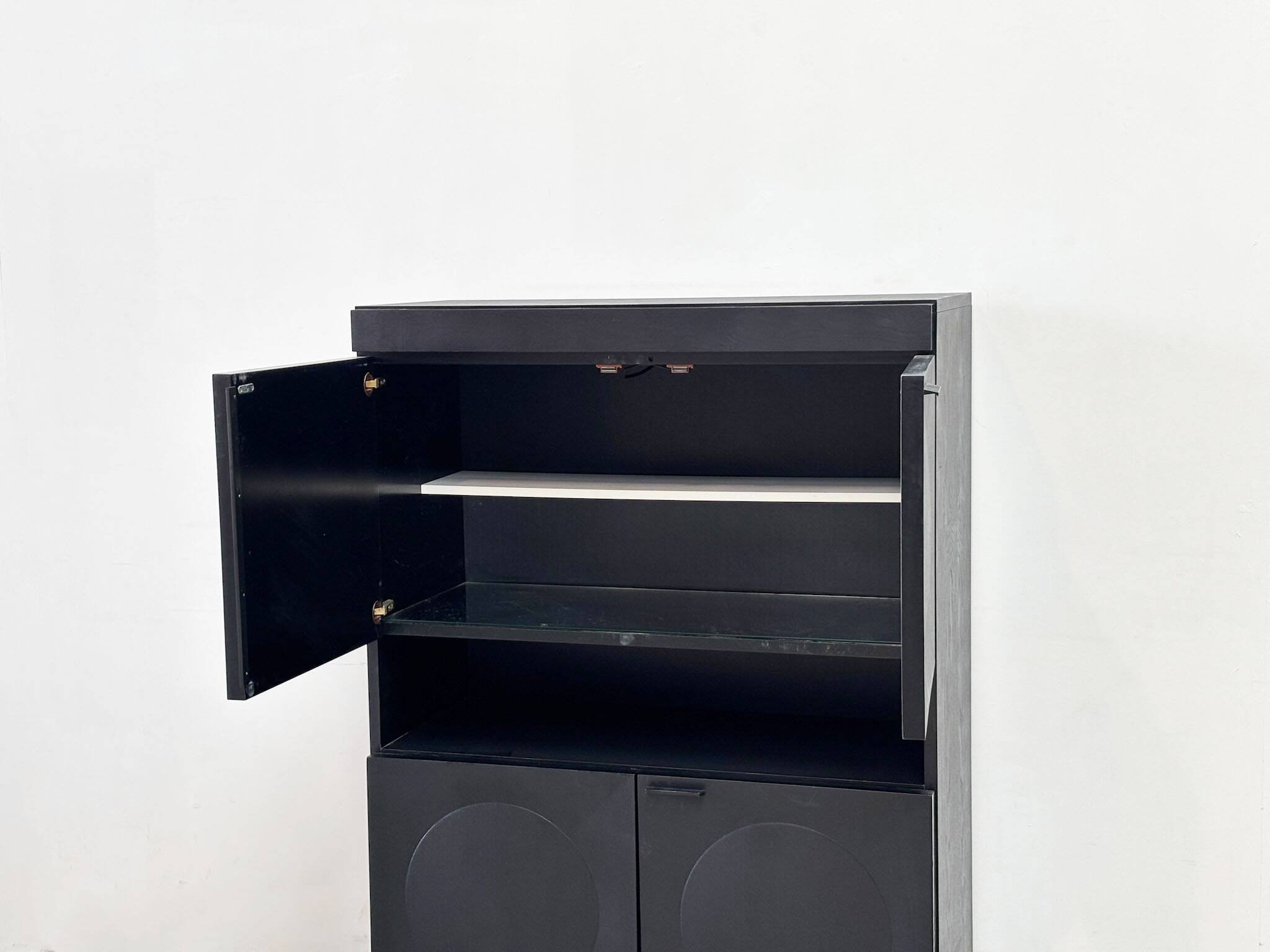 Brutalist 1970's Belgian bar cabinet