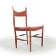 Suite de 6 chaises scandinaves en teak