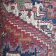 Hand-knotted Persian rug 140 x 72 cm