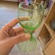 Set of 6 Alsatian crystal stem glasses in ouraline – Röme style