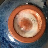 Glazed terracotta teapot