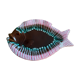 Fish-shaped dish vallauris