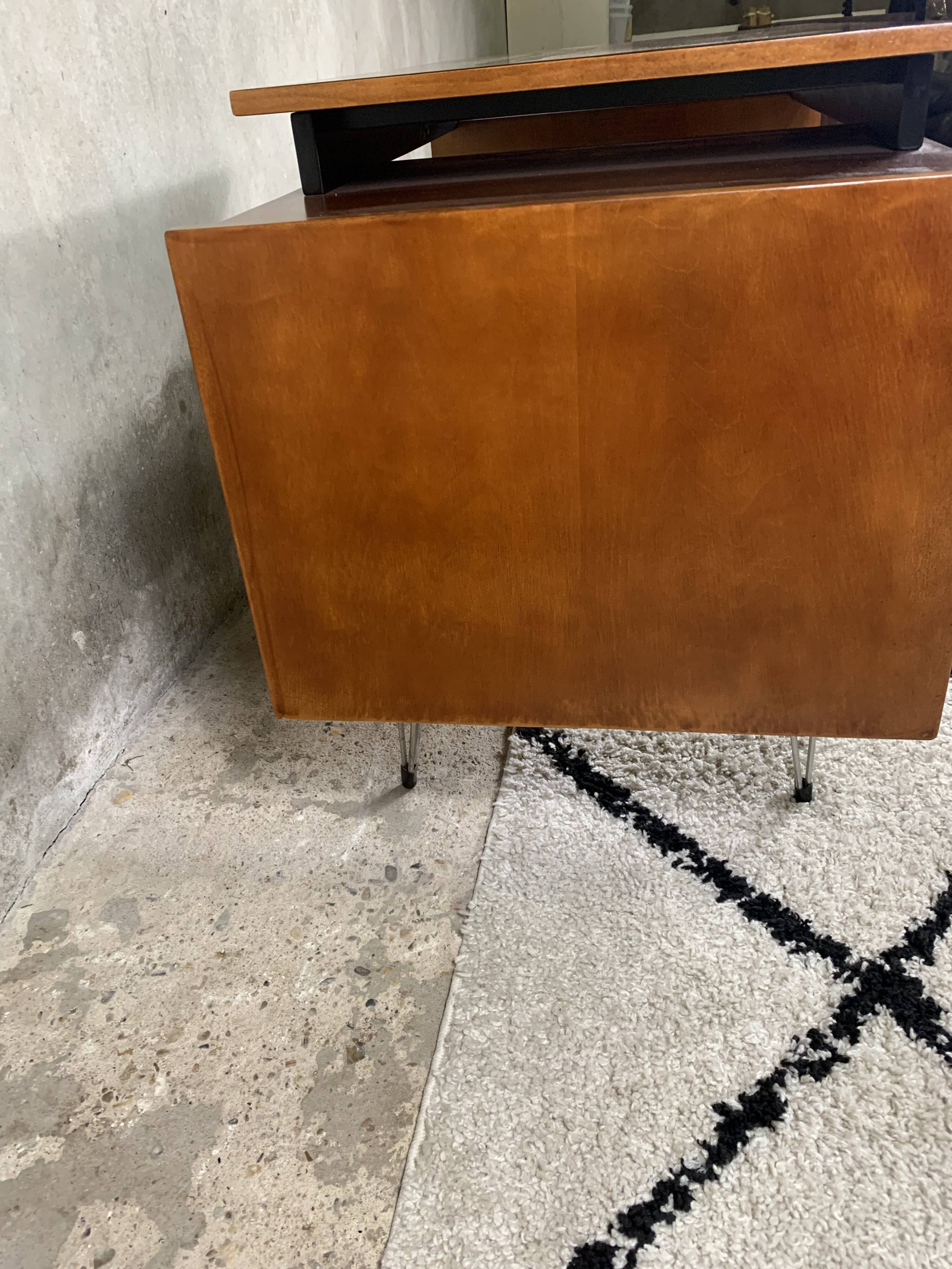 Desk With Hairpin Legs By Tijsseling For Tijsseling Nijkkerk, 1950