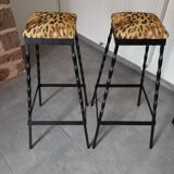 4 brutalist stools from 1950