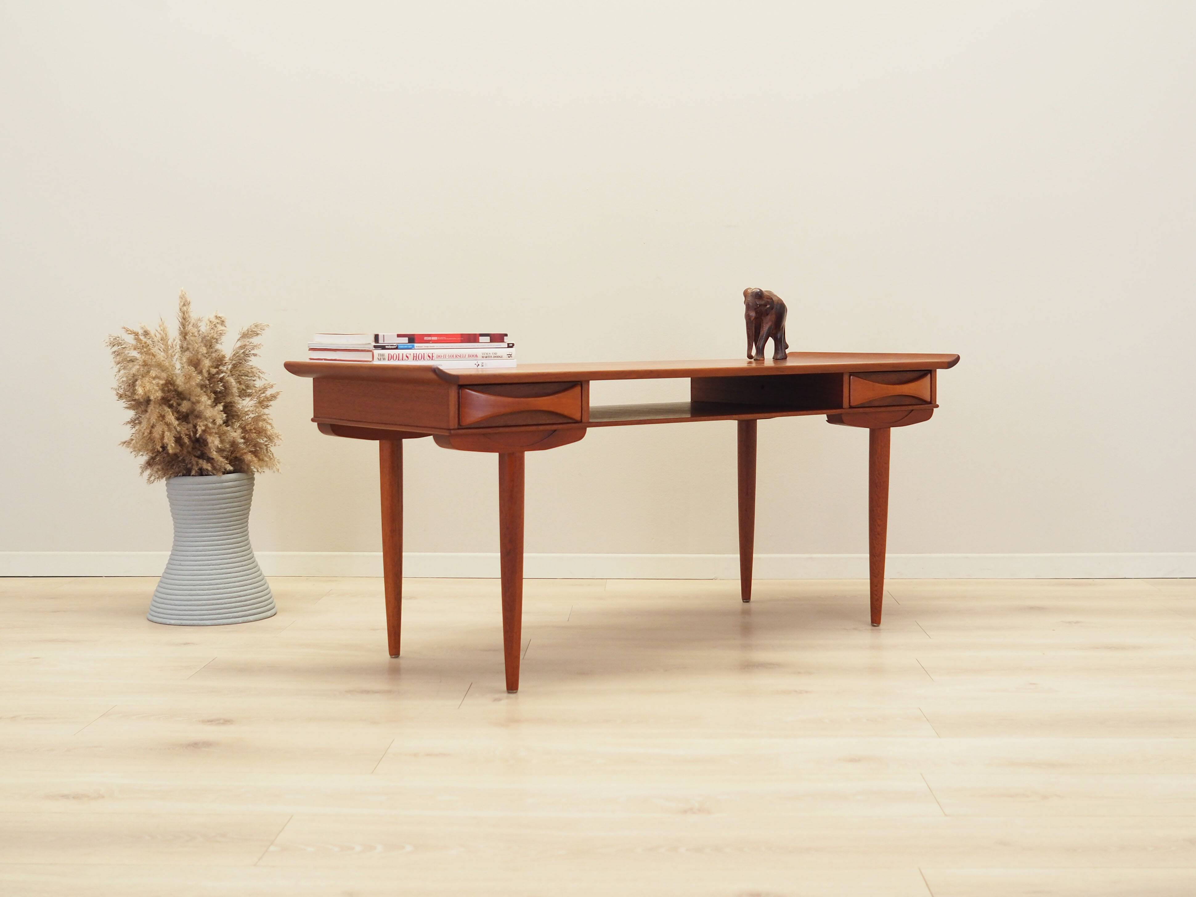 Teak coffee table, Danish design, 1970s, production: Denmark