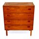 Commode en teck, Suède, 1960