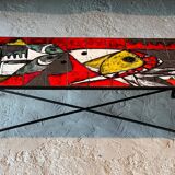 Janette and Georges Picard Ceramic Coffee Table Vallauris 1960