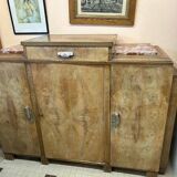 Art Deco sideboard in wood and marble