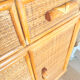 Buffet rotin vintage 