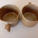 Tasses à expresso en grès de Brenne