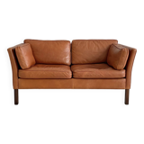 Vintage Danish Leather Sofa