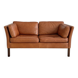 Vintage Danish Leather Sofa