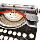 Typewriter underwood 4 bank revised new black ribbon 1933