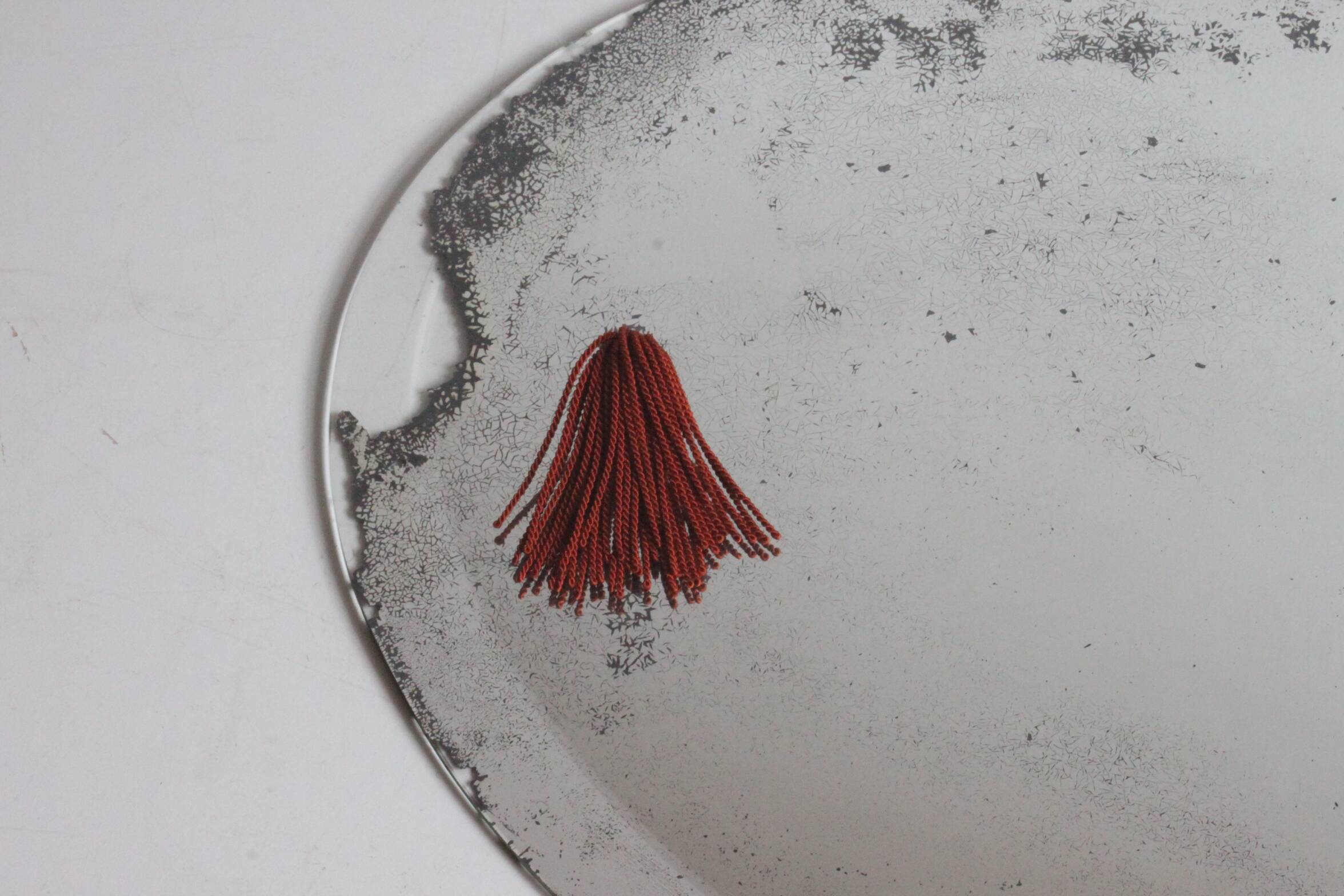 Roaring Twenties mirror with rope end tassels, 1920S