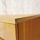 Desk with compass feet