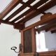 Art Deco wall coat rack