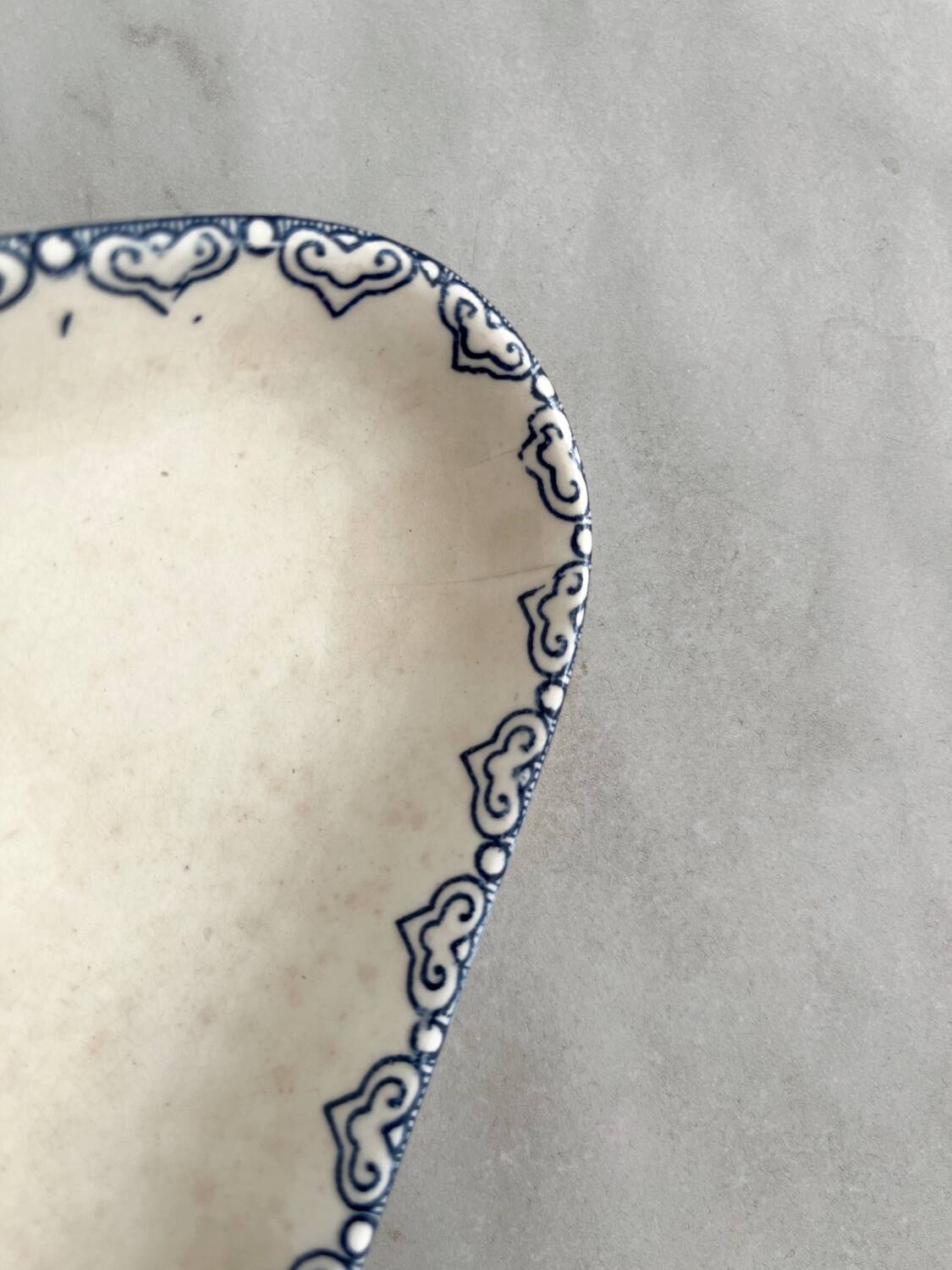 “Summer” ironstone dish from the Clairefontaine earthenware factory