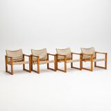 Ensemble de quatre fauteuils Karin Mobring modèle Diana par Ikea en Suède, années 1970