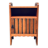 Amsterdam School Bedside Cabinet, Netherlands, 1920s