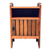 Amsterdam School Bedside Cabinet, Netherlands, 1920s